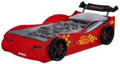 Lit Voiture De Sport Rouge Racer 90x190 Cm