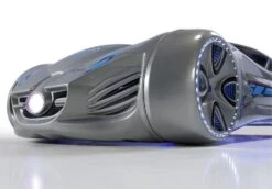 Lit Voiture Enfant Futuriste Grise à Led Avec Effets Sonores 90x190 Cm -Disney Cars Soldes lit voiture enfant future grise 3666722819046 568533