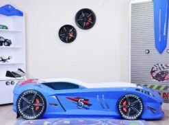 Lit Voiture Formule 1 Bleu à Led Et Bruitage 90x190 Cm -Disney Cars Soldes lit voiture formule 1 bleu a led et bruitage 90x190 cm 3666722818834 1465916