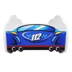 Lit Voiture Police Bleu 80x160 Cm - Sommier Et Matelas Inclus -Disney Cars Soldes lit voiture police bleu 80x160 cm sommier et matelas inclus 5902533410910 391702