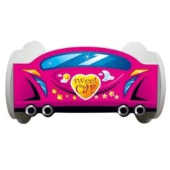Lit Voiture Racing Rose 70x140 Cm - Sommier Et Matelas Inclus -Disney Cars Soldes lit voiture racing rose 70x140 cm sommier et matelas inclus 5902533410026 391687