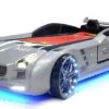 Lit Voiture Roadster Gris à Led