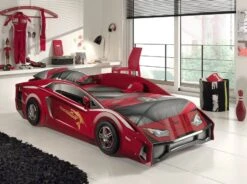 Lit Voiture Rouge Lamborghini 90x200 Cm -Disney Cars Soldes lit voiture rouge lamborghini 90x200 cm 5420070213738 271611