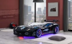 Lit Voiture Turbo V7 Noir à Led 13 Lit Voiture Turbo V7 Noir à Led -Disney Cars Soldes lit voiture turbo v7 noir a led 3666722819176 1466320