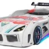 Lit Voiture Turbo V8 Blanc à Led 90x190 Cm 2 Lit Voiture Turbo V8 Blanc à Led 90x190 Cm -Disney Cars Soldes lit voiture turbo v8 blanc a led 90x190 cm 3666722819039 1465928
