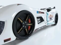 Lit Voiture Turbo V8 Blanc à Led 90x190 Cm -Disney Cars Soldes lit voiture turbo v8 blanc a led 90x190 cm 3666722819039 1465930