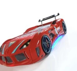 Lit Voiture Turbo V8 Rouge à Led 90x190 Cm -Disney Cars Soldes lit voiture turbo v8 rouge a led 90x190 cm 3666722818674 1465921