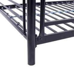 Lits Superposés En Métal - Noir - Sommiers Inclus - 3x90x190 Cm - TRIO -Disney Cars Soldes lits superposes en metal noir sommiers inclus 3x90x190 cm trio 3612400210742 453537