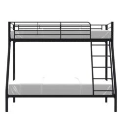 Lits Superposés En Métal - Noir - Sommiers Inclus - 90/140 X 190 Cm - BRUCE -Disney Cars Soldes lits superposes en metal noir sommiers inclus 90 140 x 190 cm bruce 3612400210728 453547